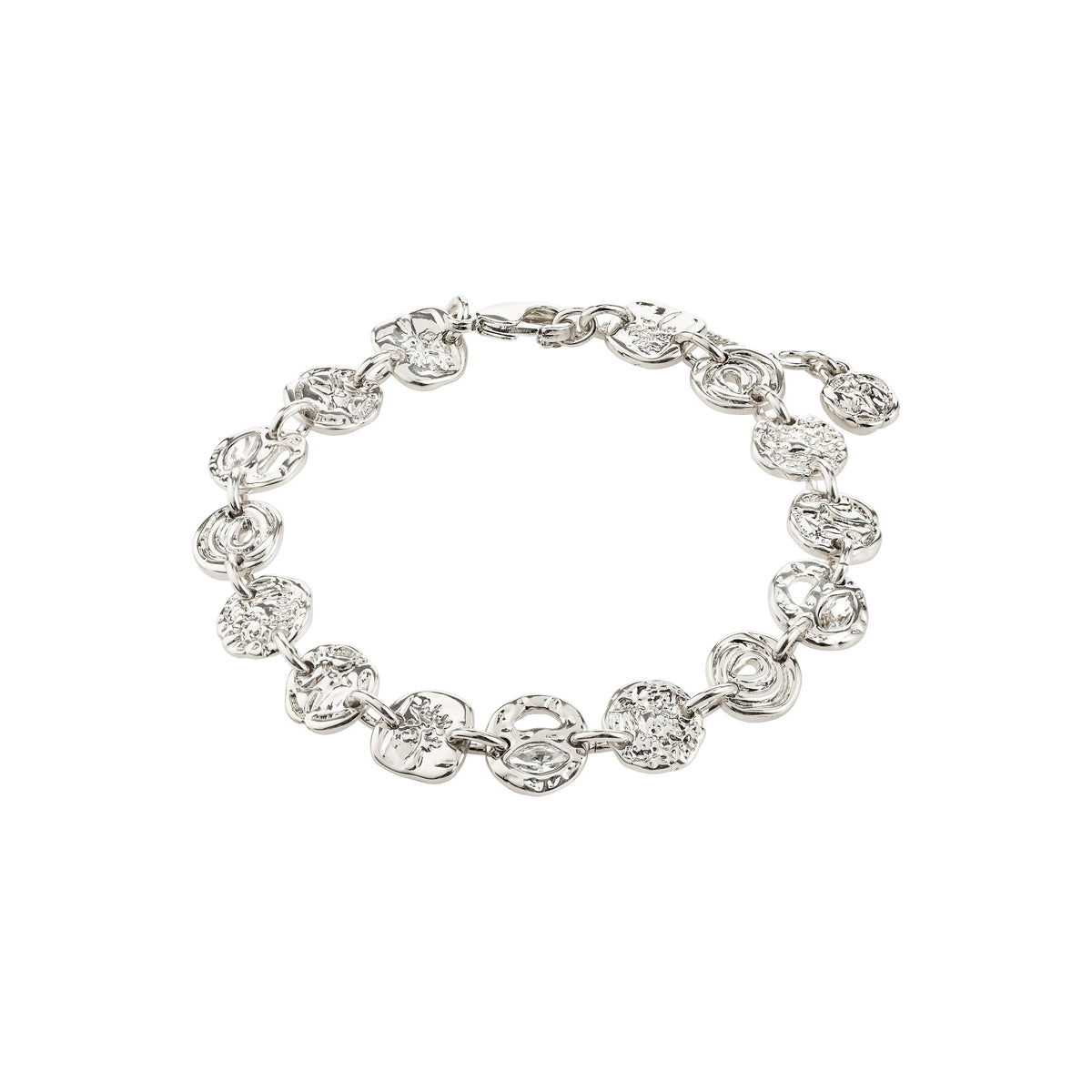 FIRE recycled crystal coins bracelet