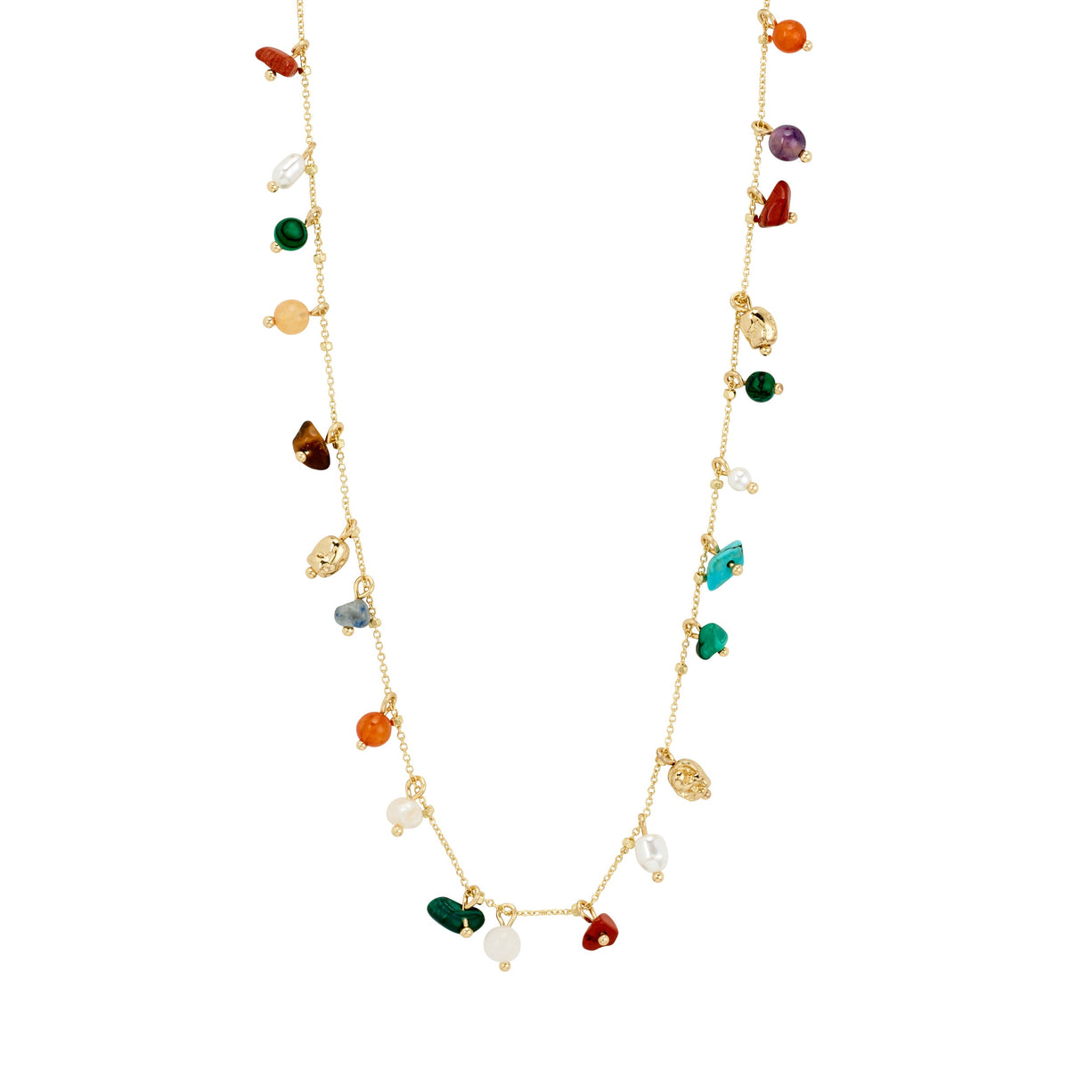 BETWEEN semi-precious stones necklace