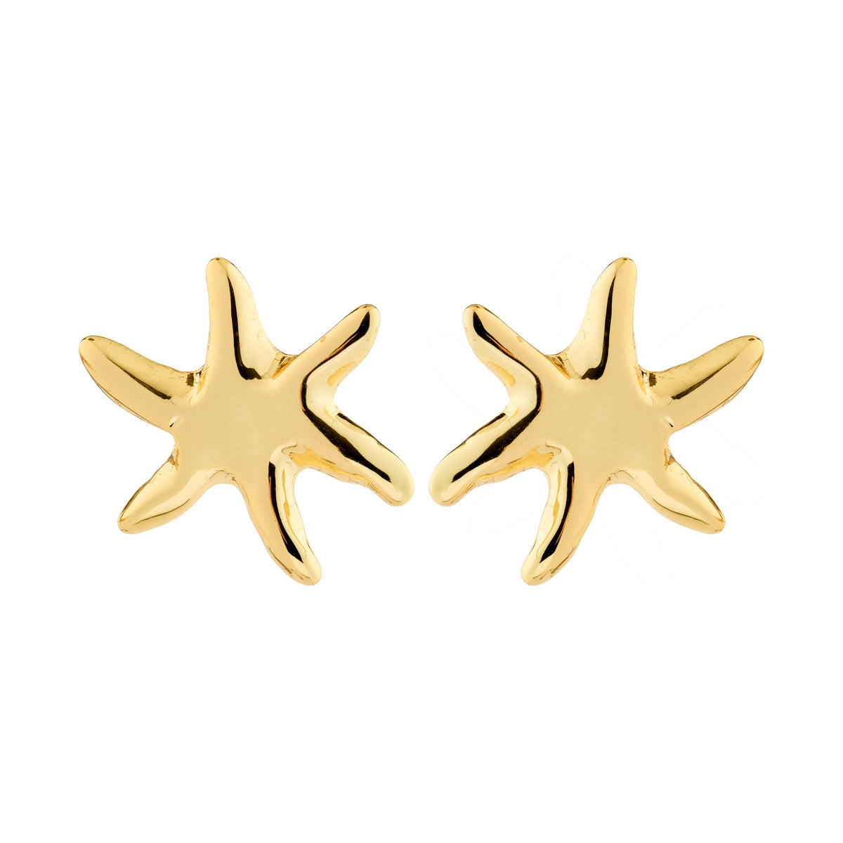 PRISM recycled chunky starfish earrings