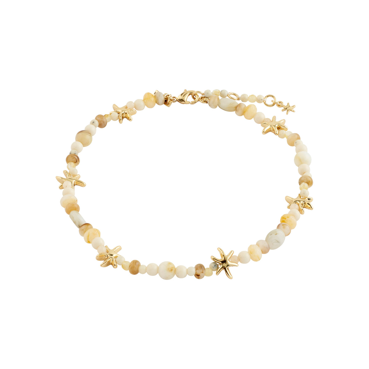 PRISM recycled beaded ankle chain - 25 cm