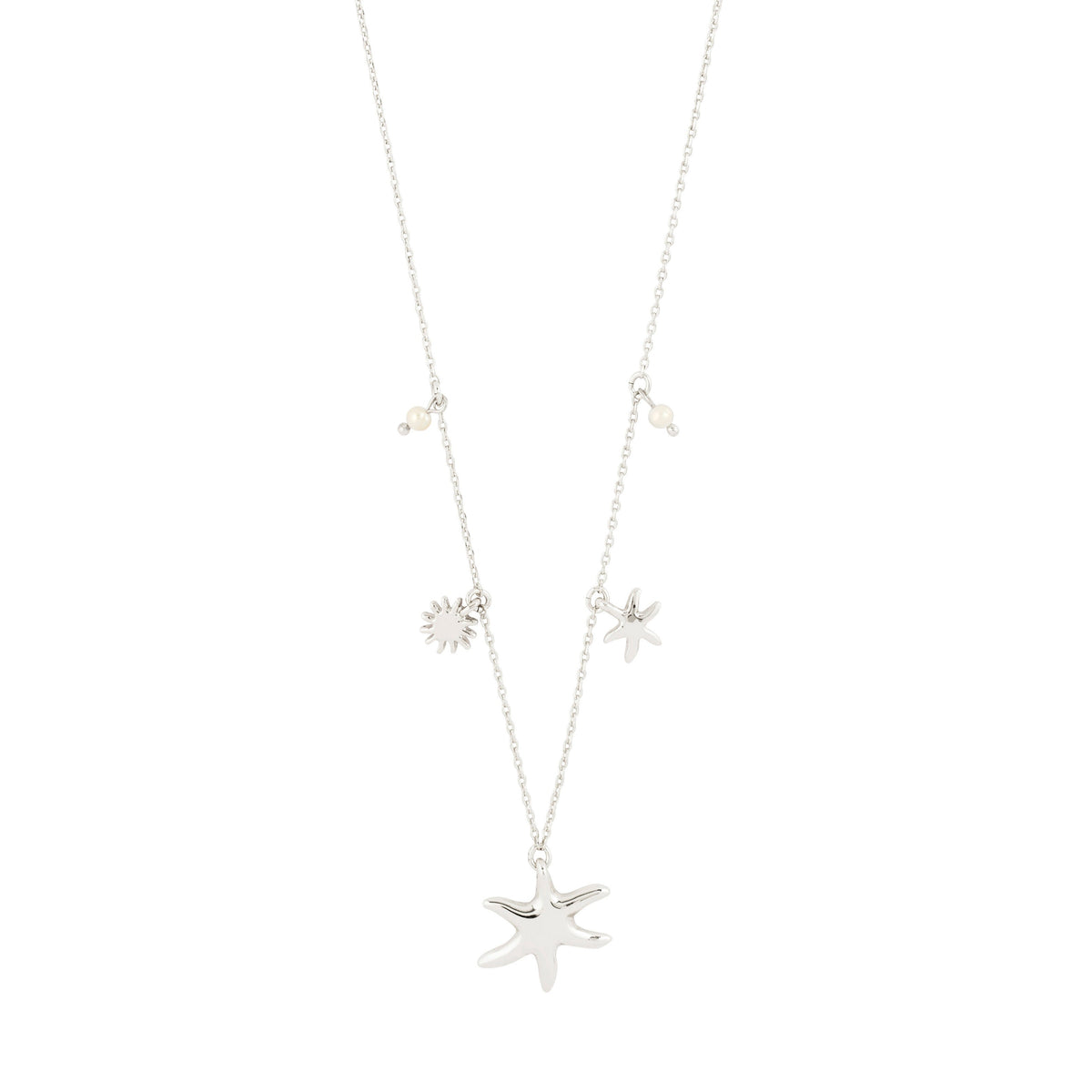 PRISM recycled pearls & charms necklace
