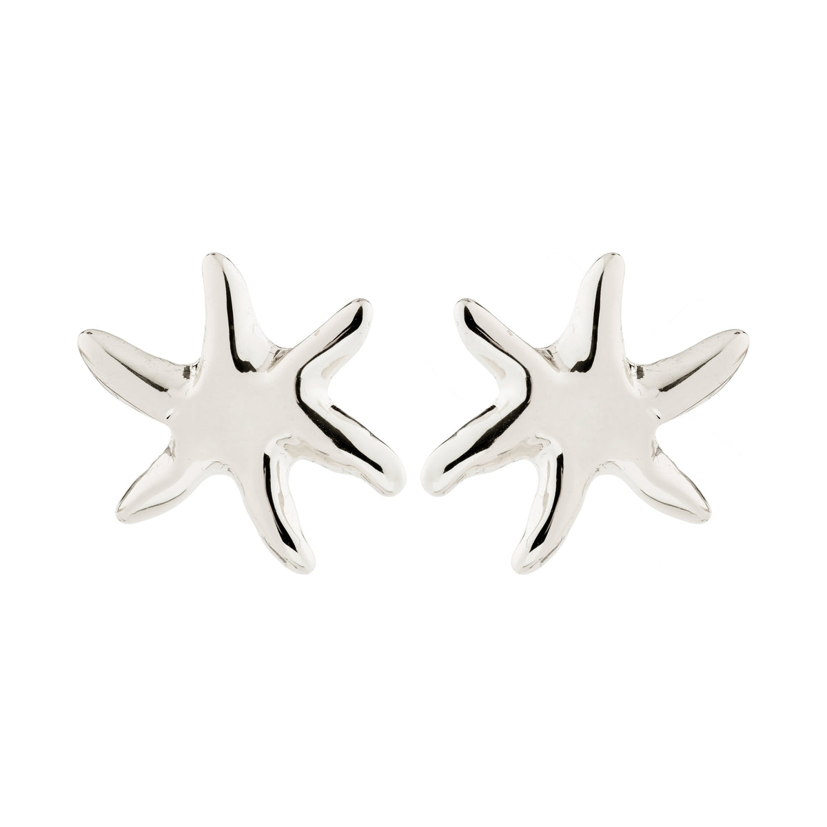 PRISM recycled chunky starfish earrings