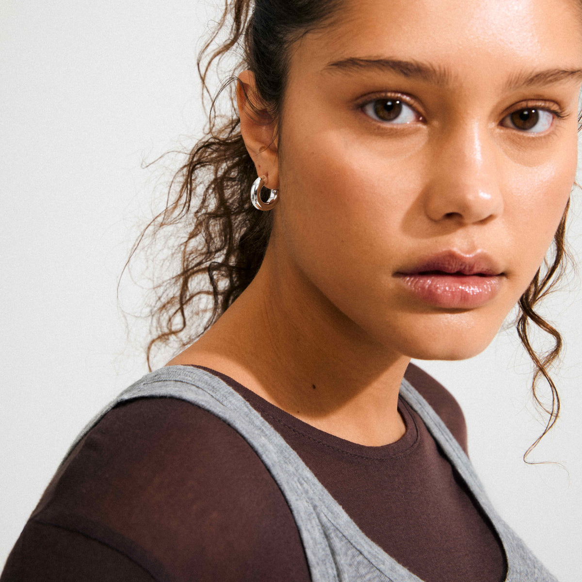PHASE recycled small hoops 19mm