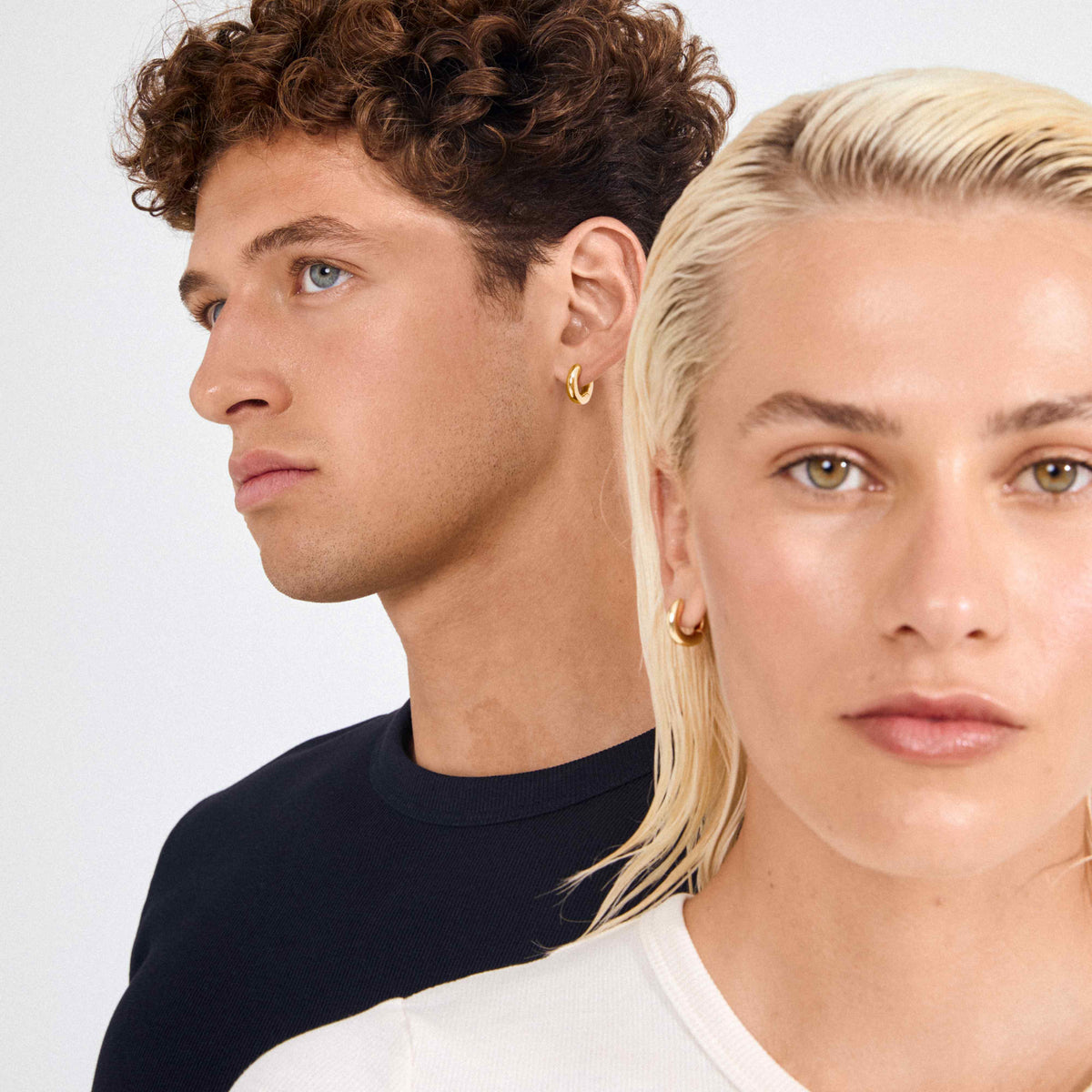 AICA Micro Recycled Huggie Hoop Earrings 15MM