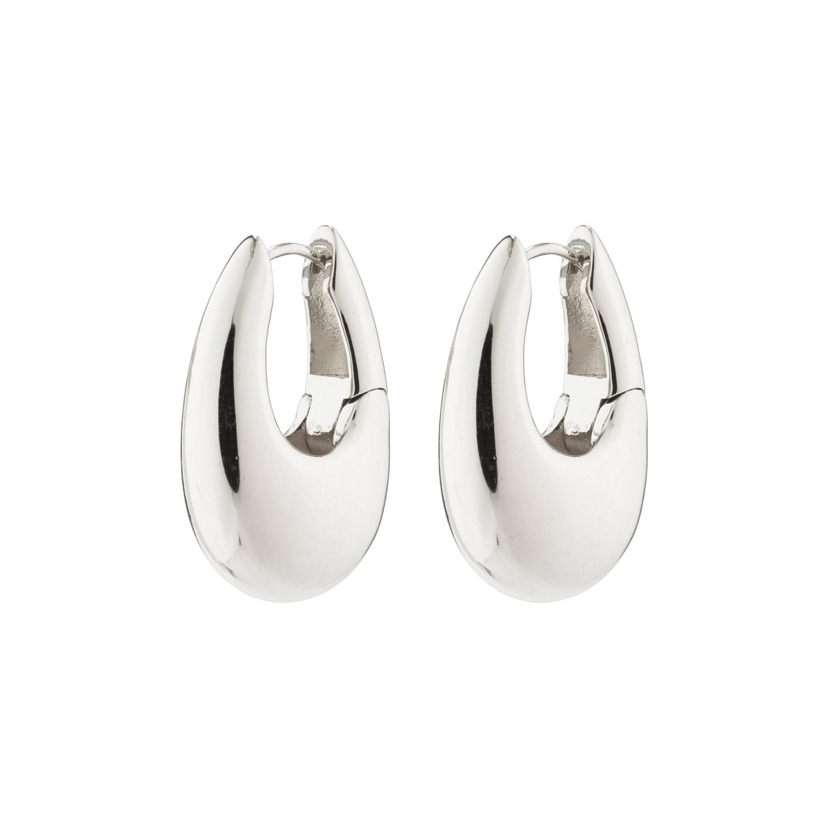 AUTUMN Recycled Chunky Retro Hoop Earrings