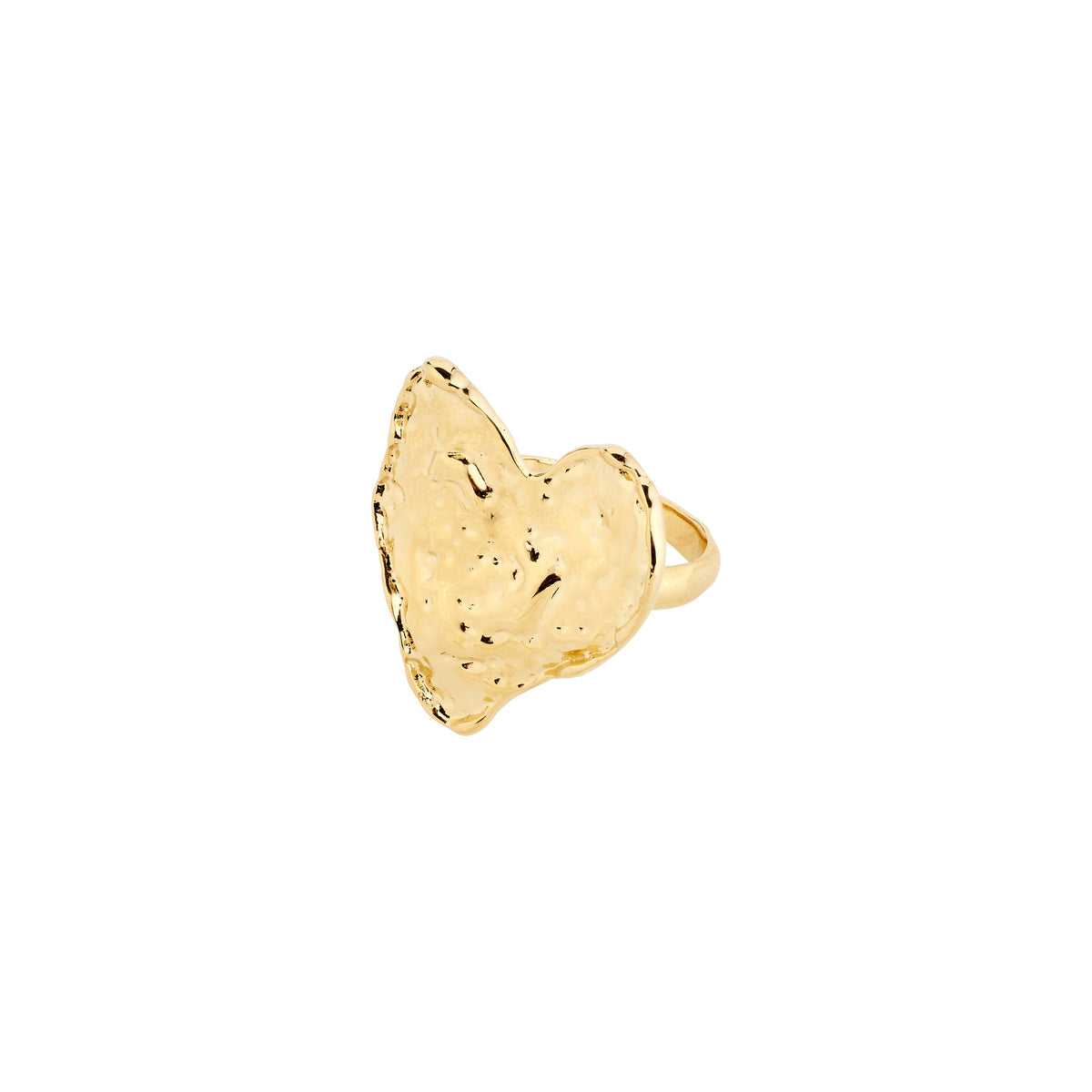 RYAN Recycled Hammered Heart Ring