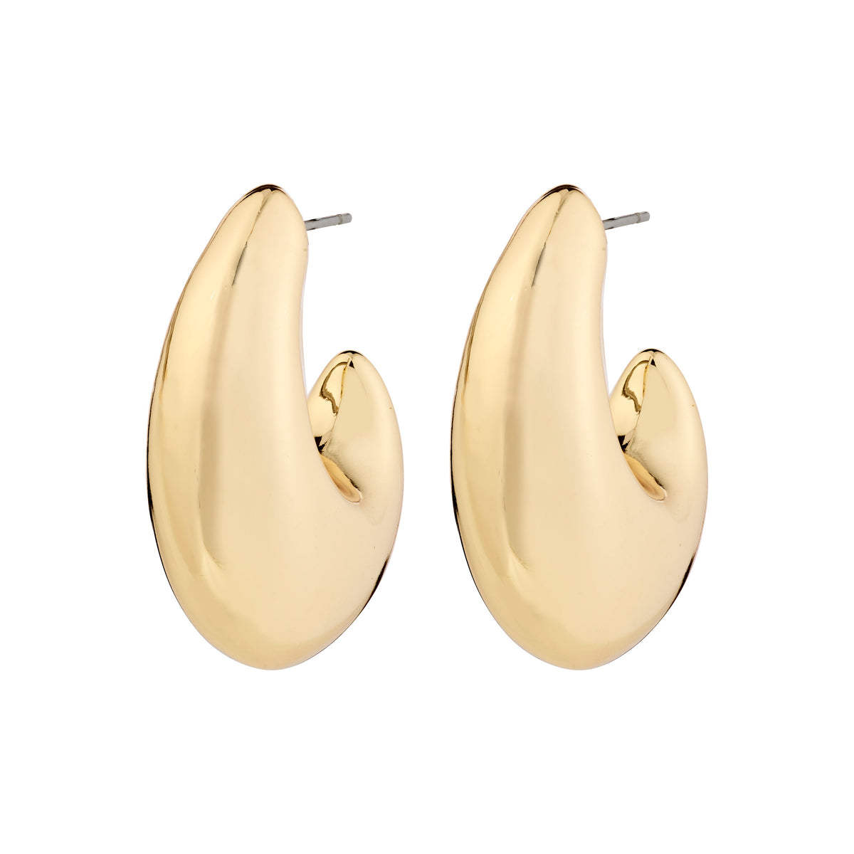RORY recycled half-hoop earrings