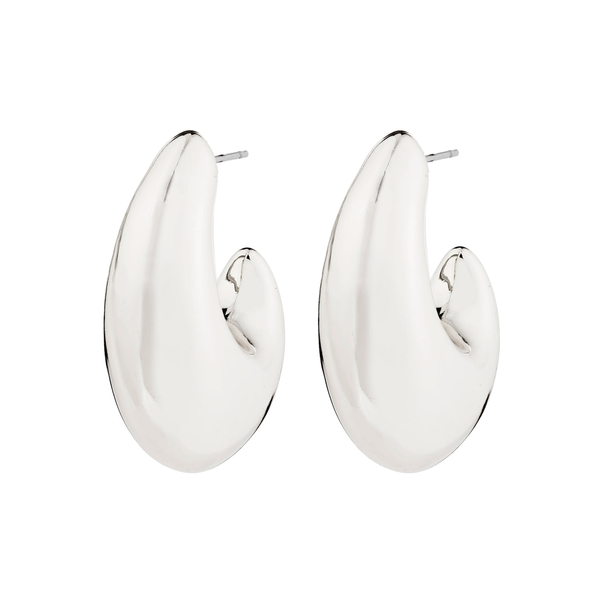 RORY recycled half-hoop earrings