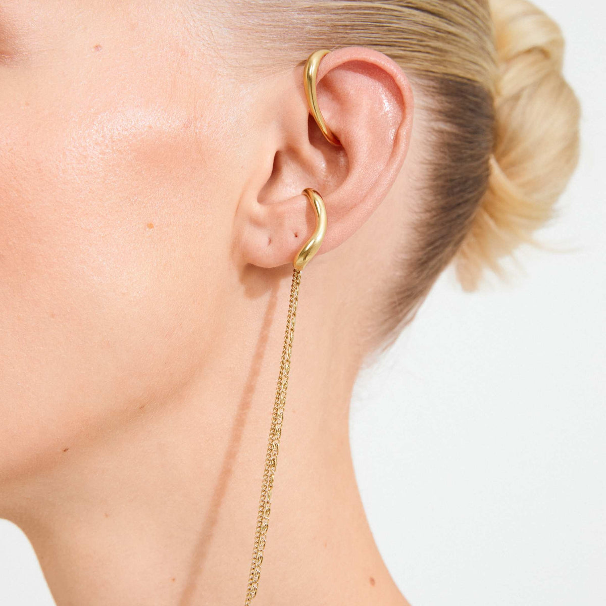 EVON recycled ear cuff 2-in-1