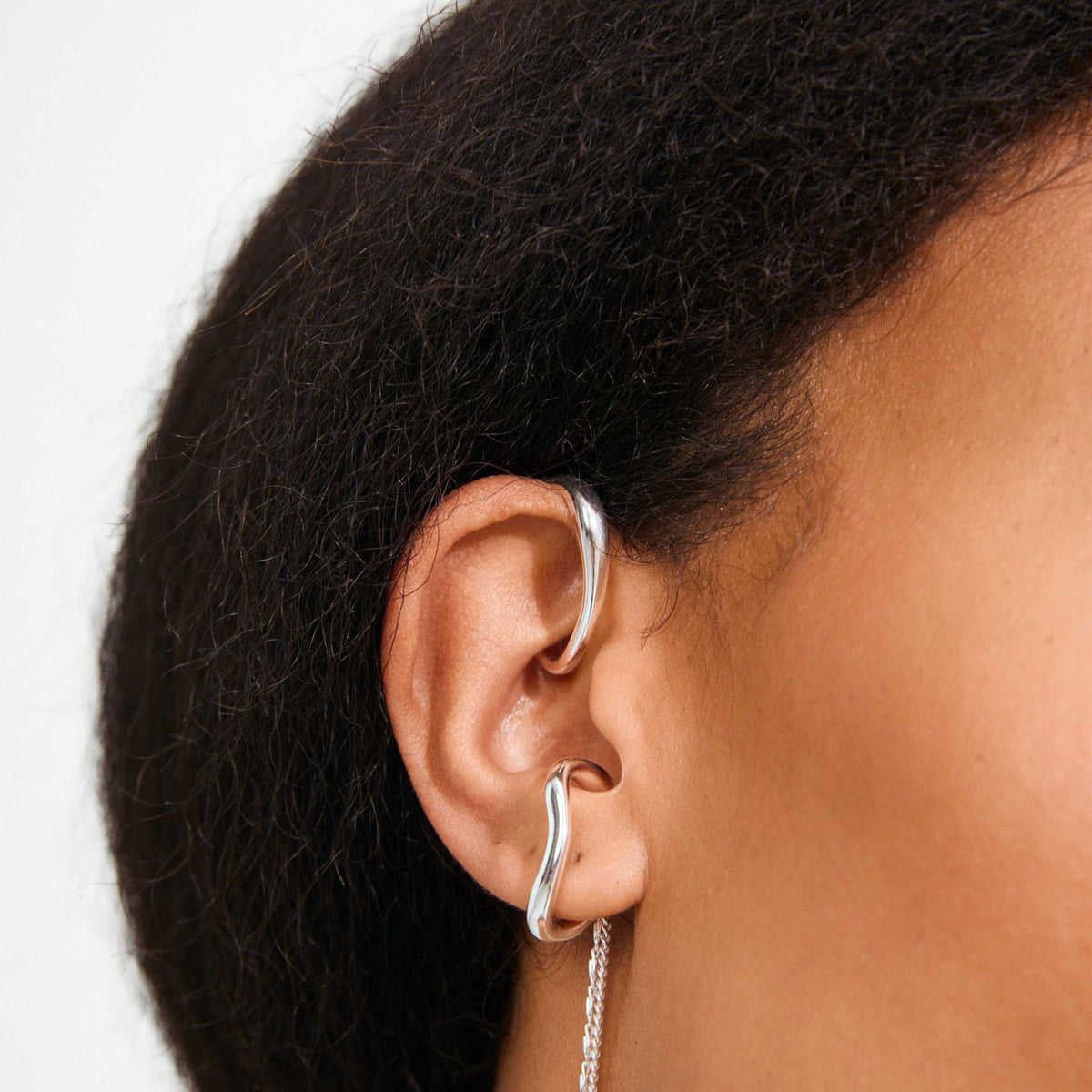 EVON recycled ear cuff 2-in-1