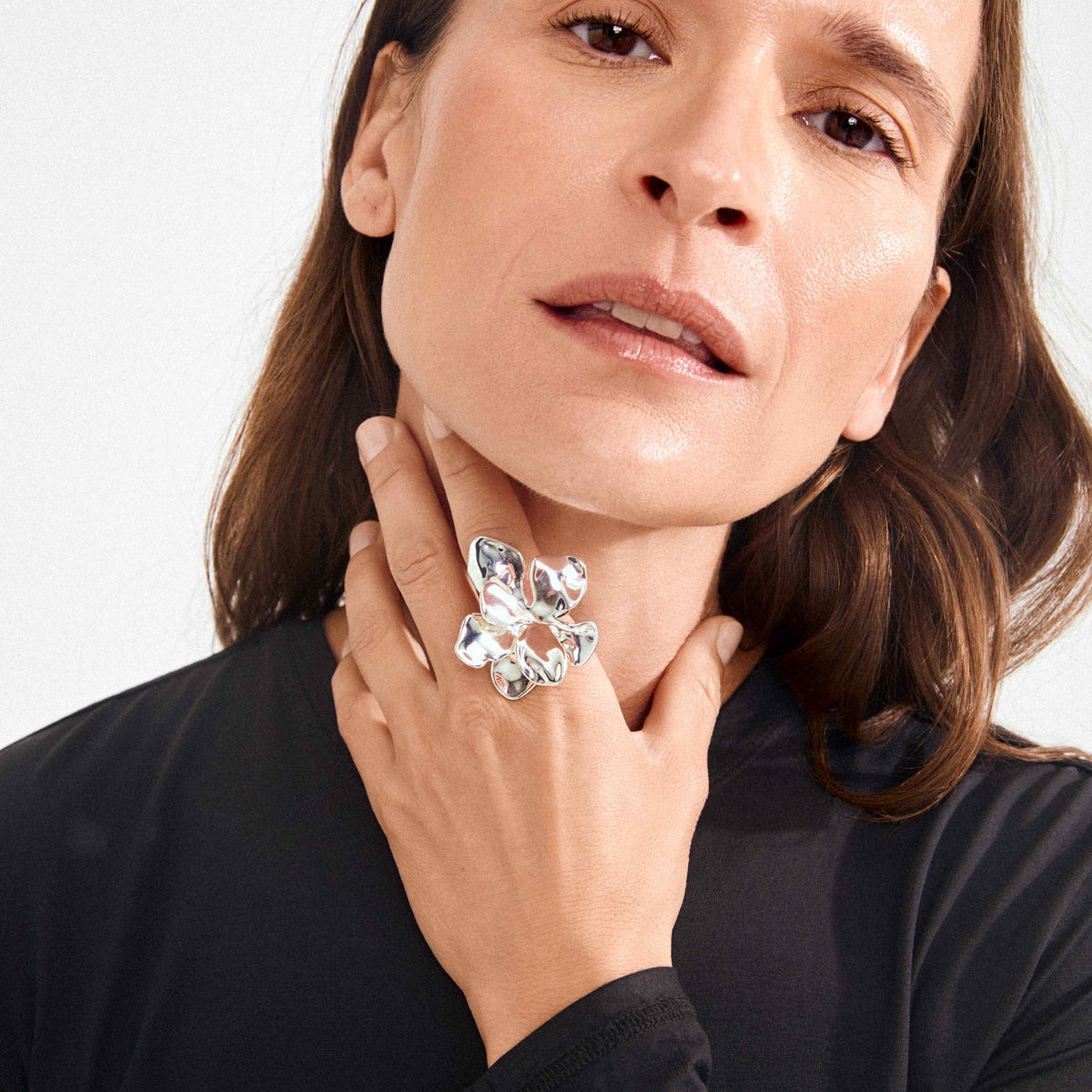 LUNITH recycled flower ring