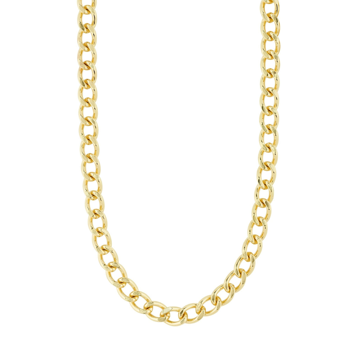 CHARM recycled curb necklace