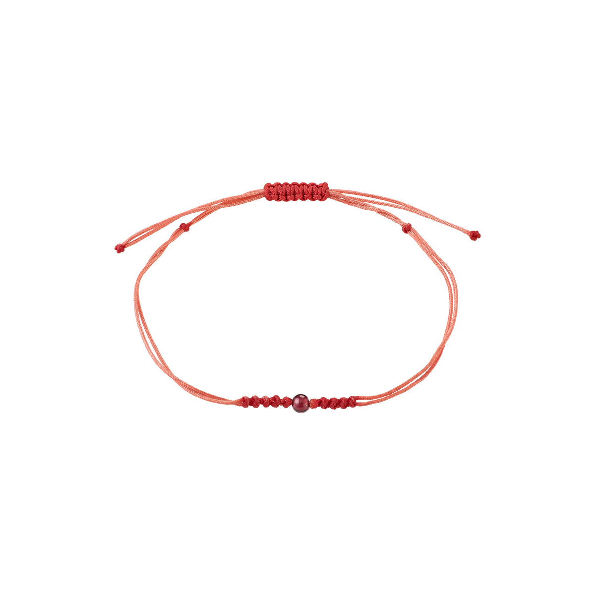 JANUARY Garnet birthstone bracelet