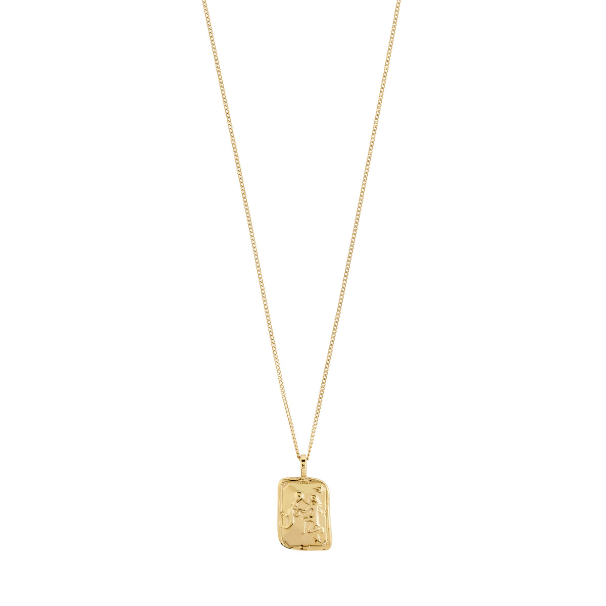 AQUARIUS recycled Zodiac Sign necklace