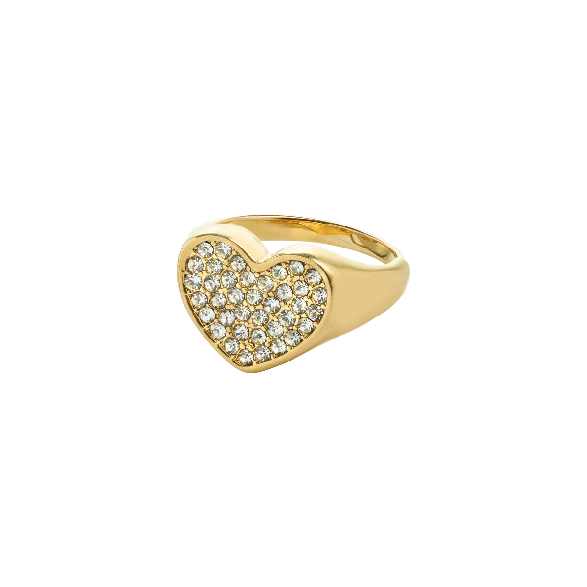EMMETT recycled crystals heart ring