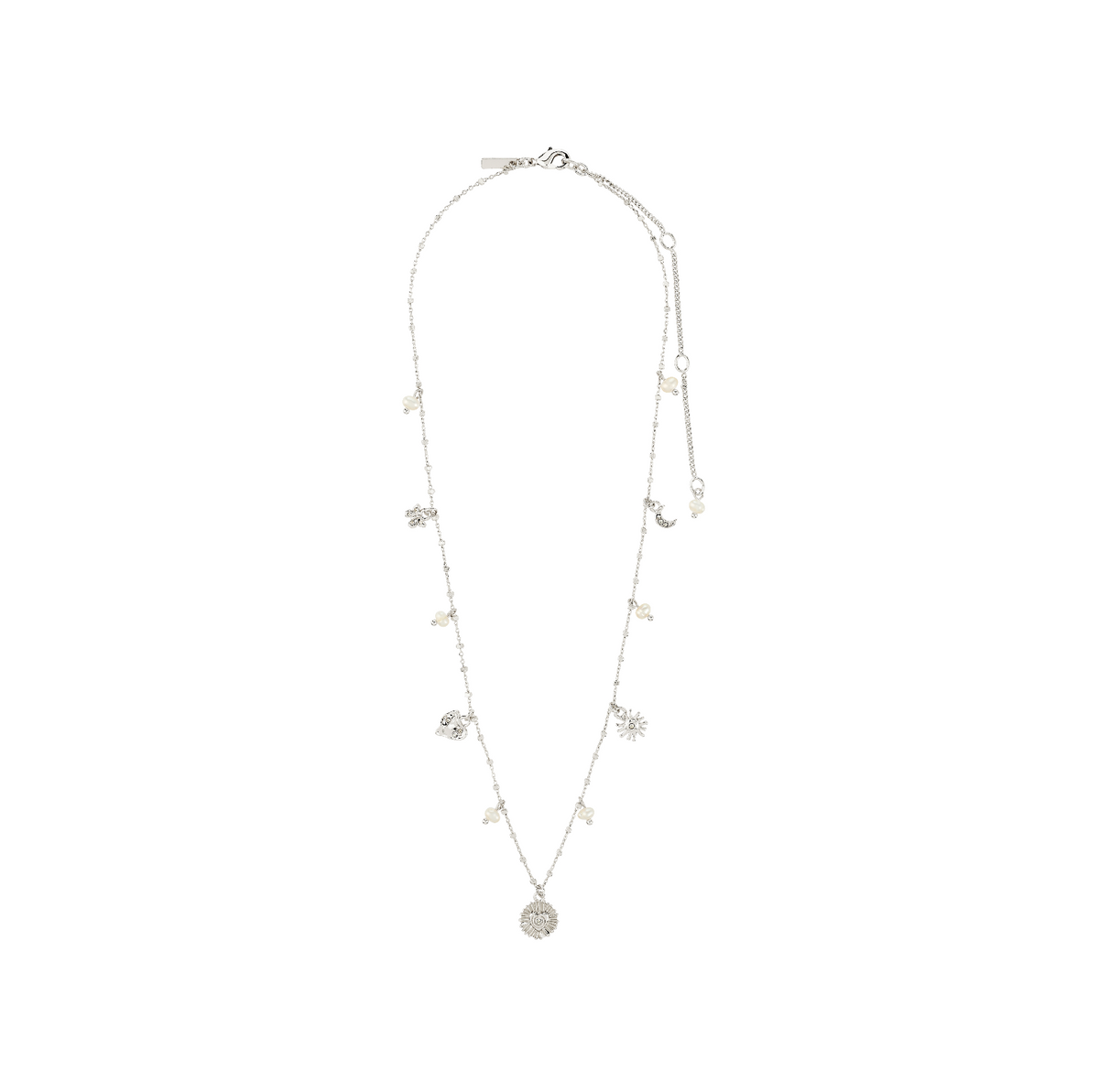 MYLAN recycled crystal charms necklace