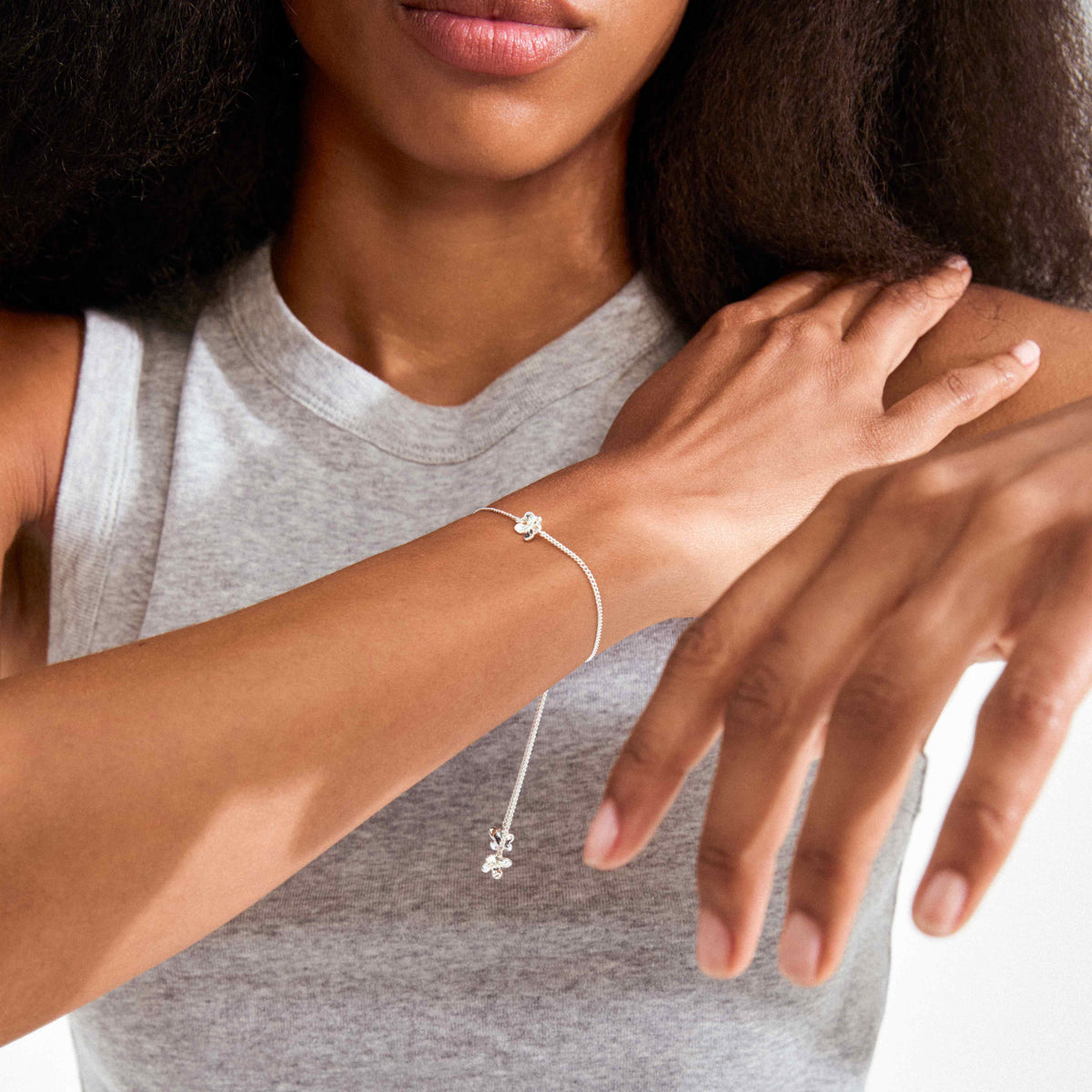 AJANI recycled flower charm bracelet
