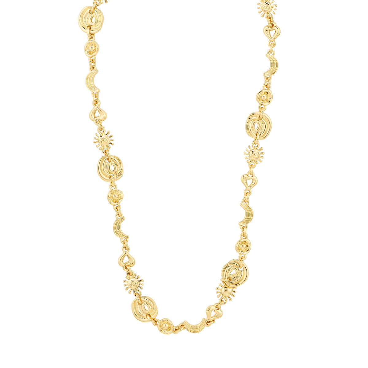 MISHA recycled charms necklace