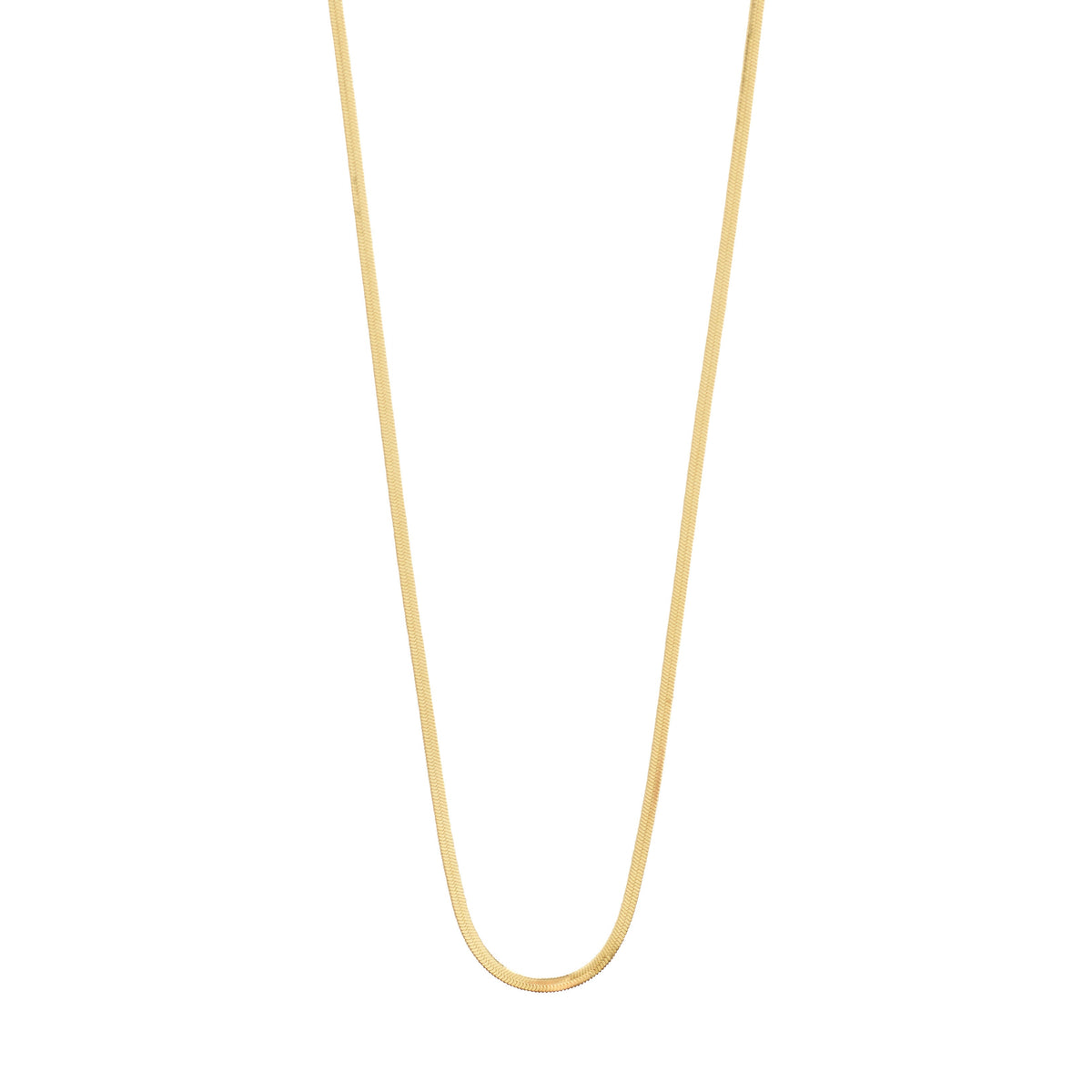 NIKITA recycled herringbone chain necklace