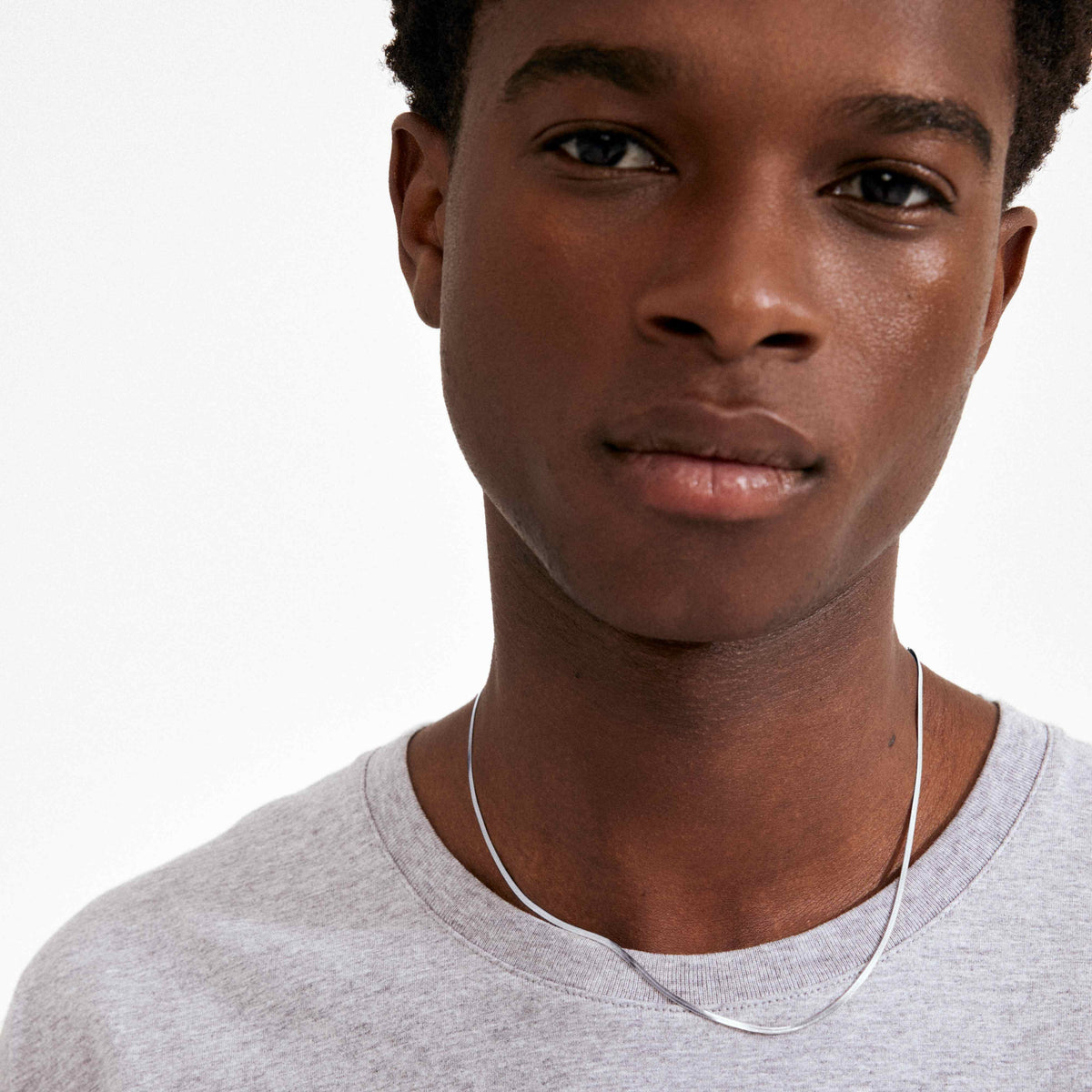 NIKITA recycled herringbone chain necklace