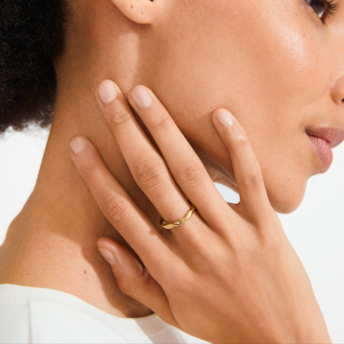 Lulu Recycled Twisted Ring