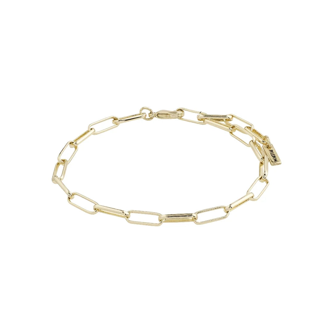 Ronja Recycled Paperclip Chain Bracelet