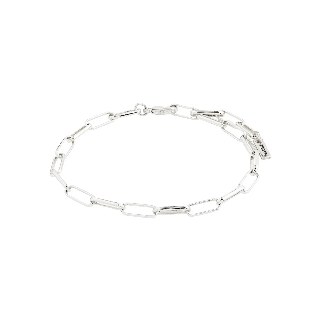 Ronja Recycled Paperclip Chain Bracelet