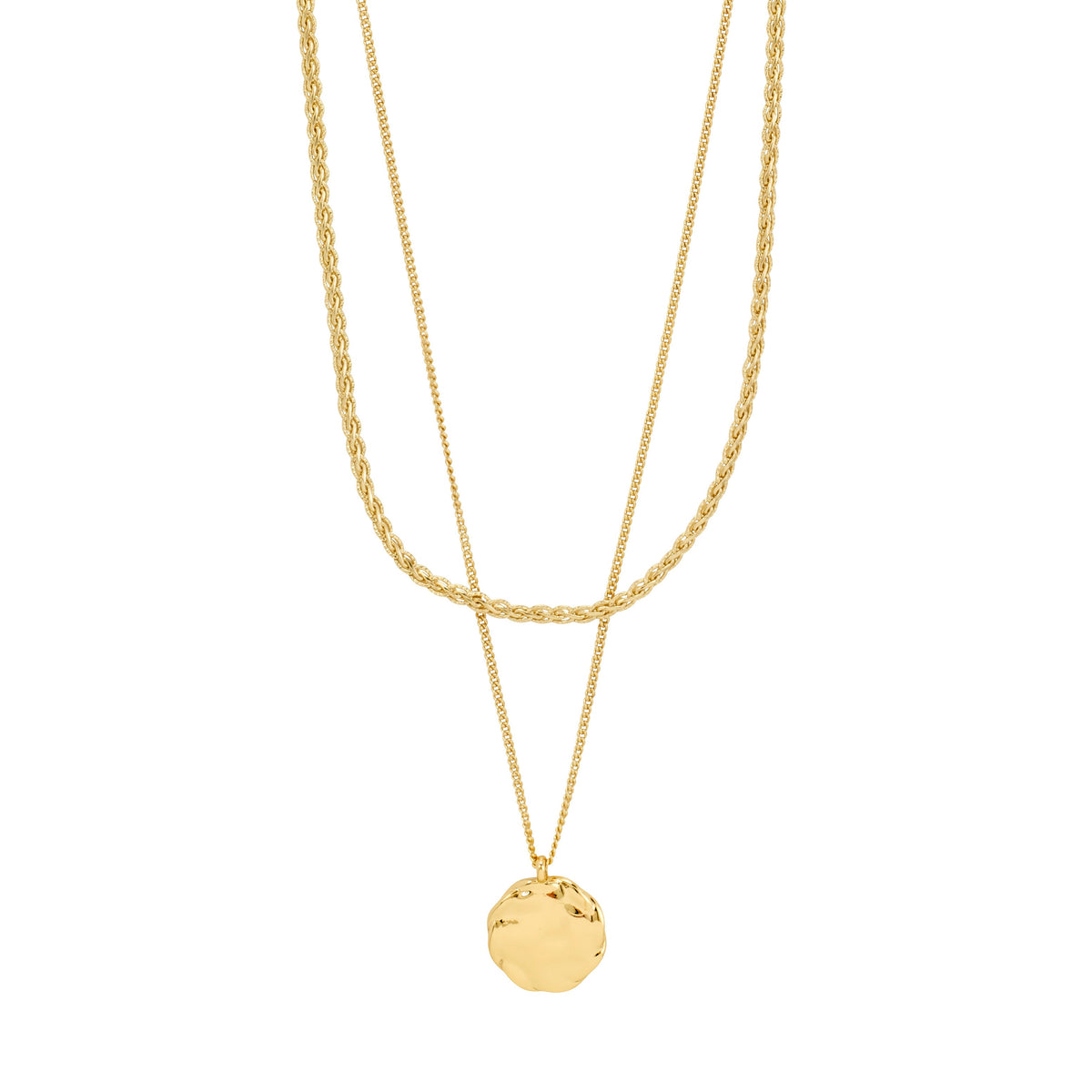 DECLAN recycled coin necklace 2-in-1 set