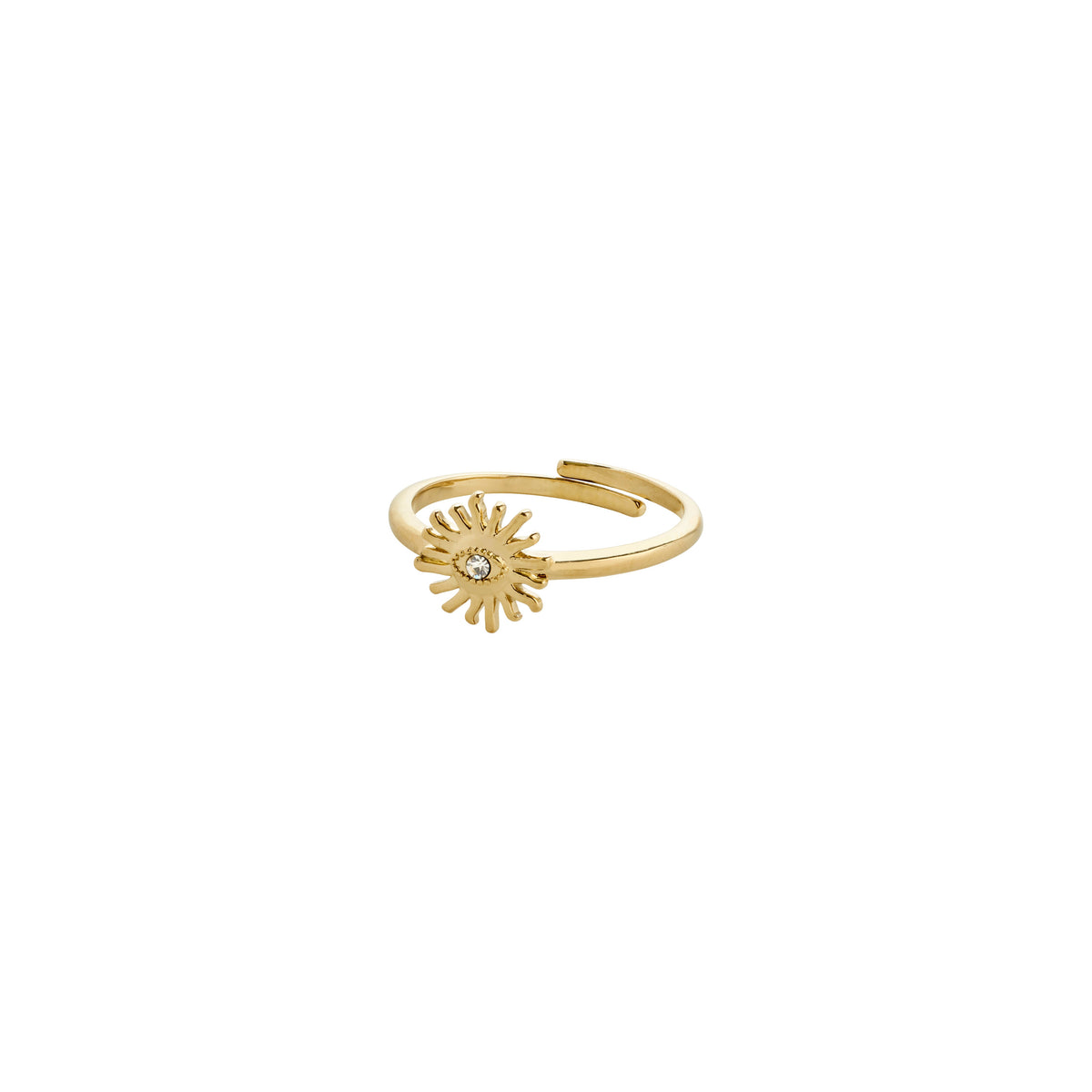 LULU recycled sun stack ring