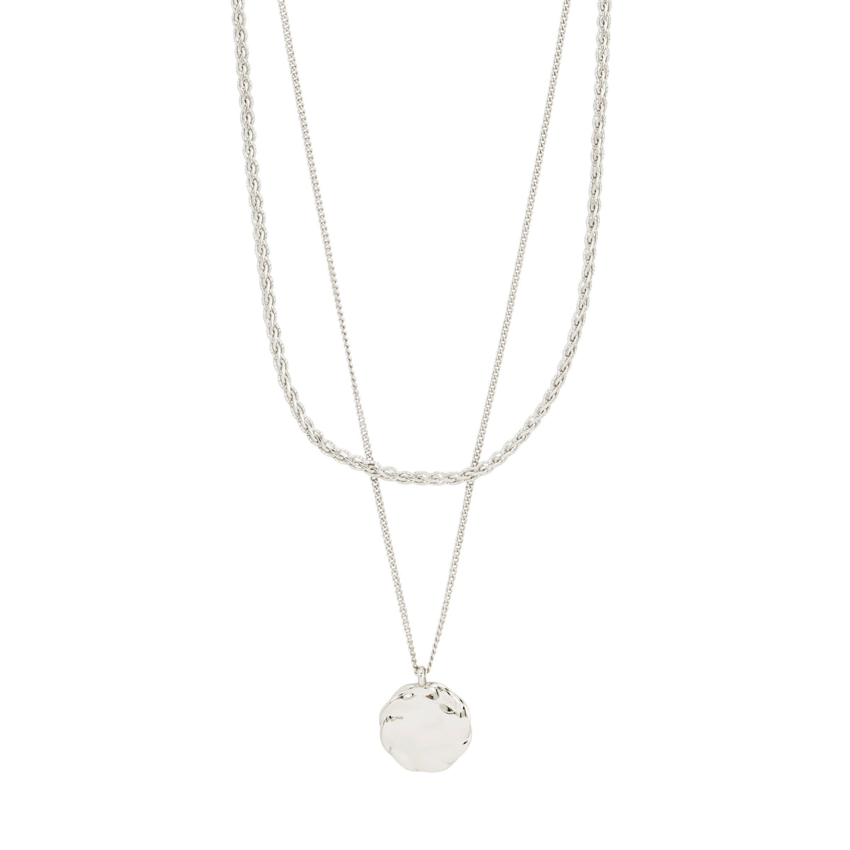 DECLAN recycled coin necklace 2-in-1 set