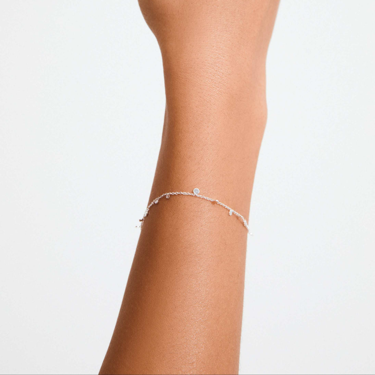 BAYLEN recycled tiny coin bracelet