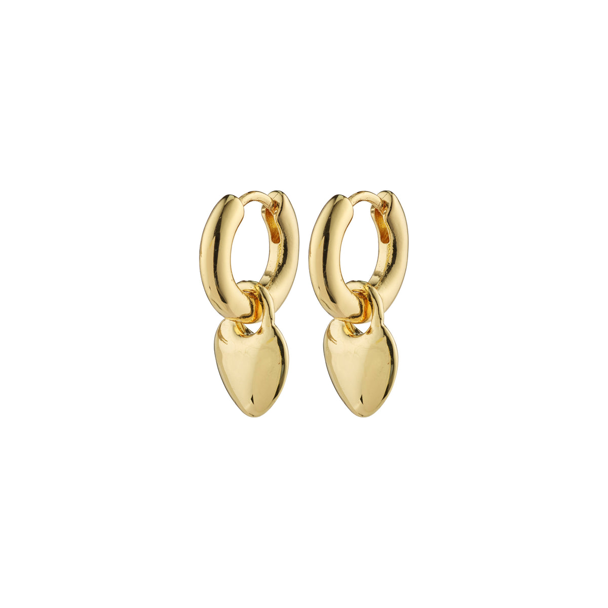 SOPHIA Recycled Heart Hoops