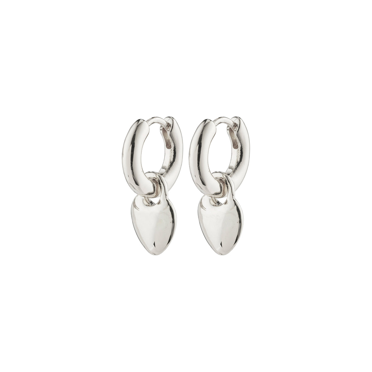 SOPHIA Recycled Heart Hoops