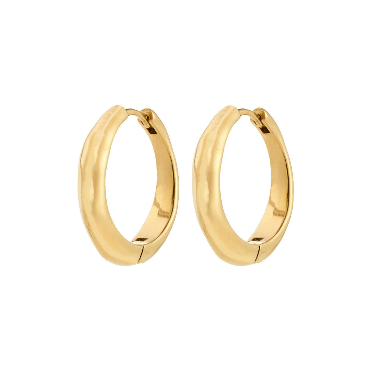 HARRISON recycled wavy hoop earrings