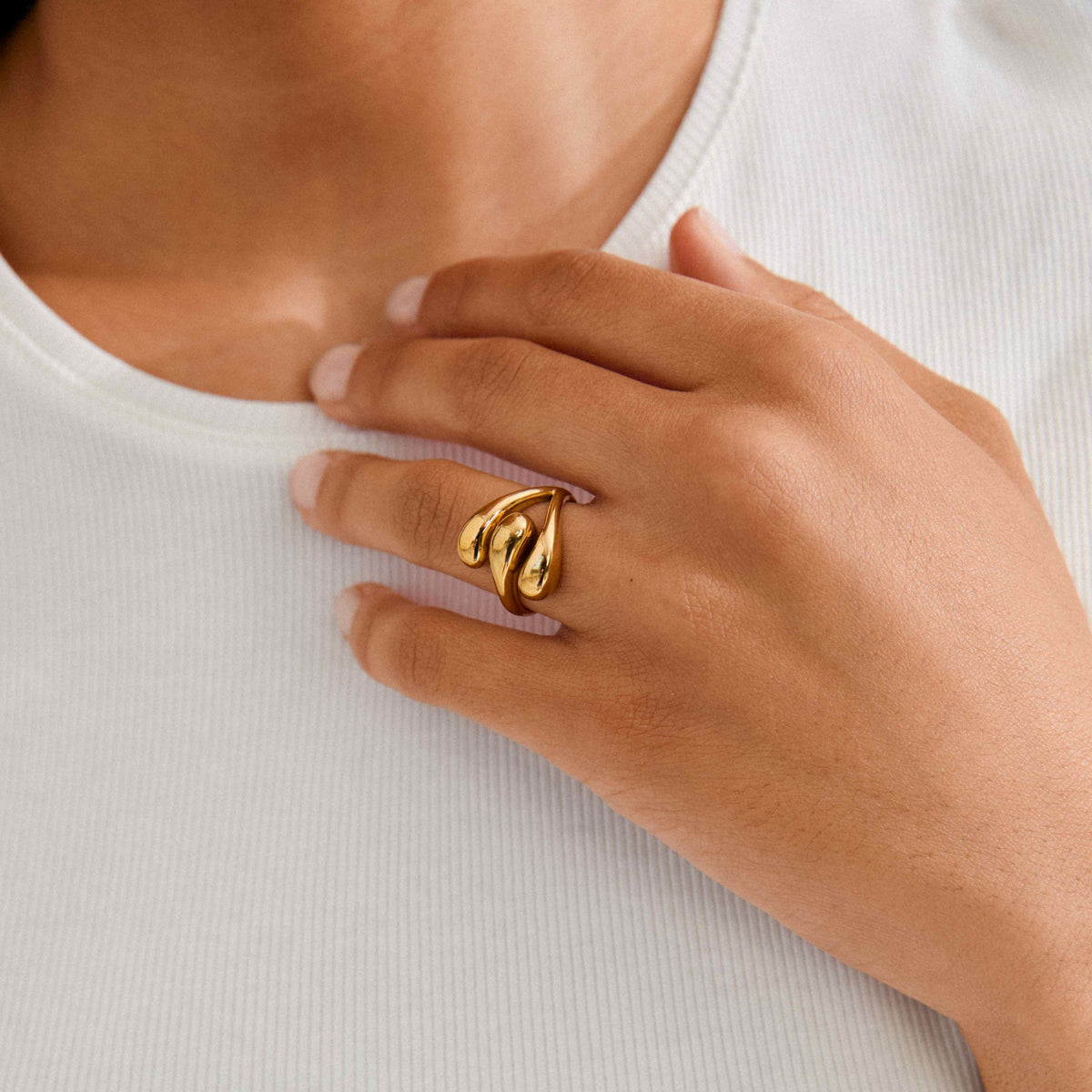 JENNINGS recycled droplets ring
