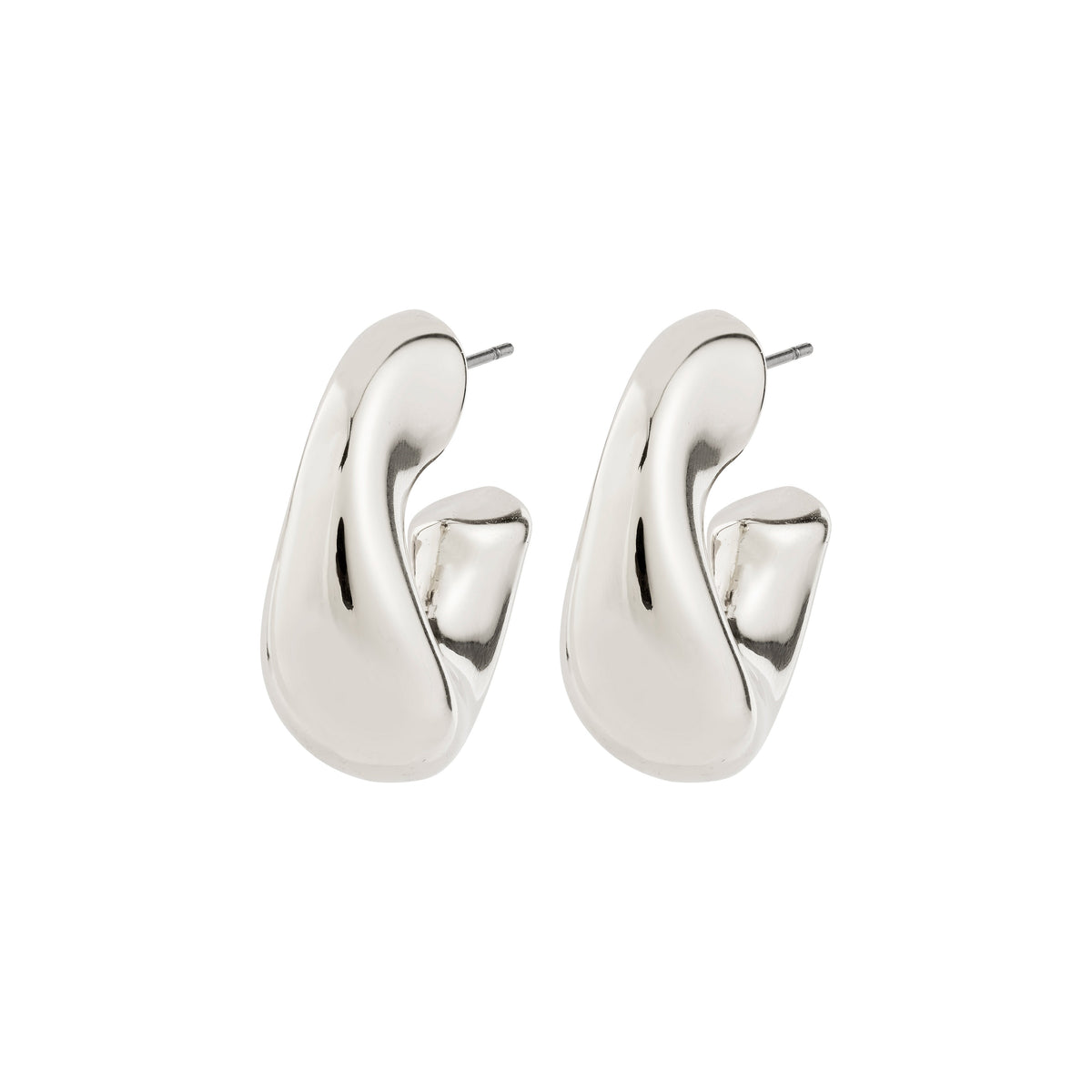 JENNINGS recycled chunky hoop earrings
