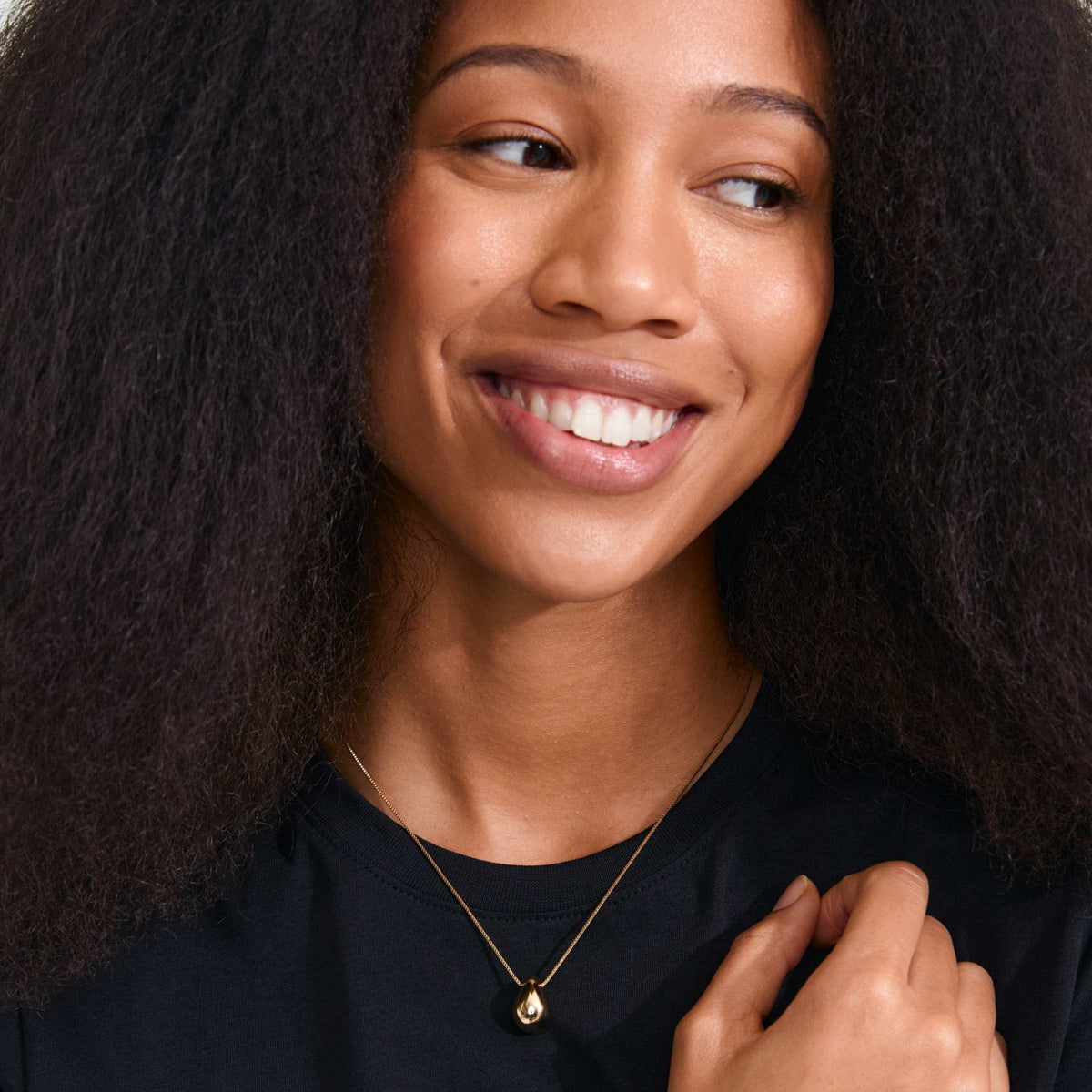 KAISYN recycled drop pendant necklace