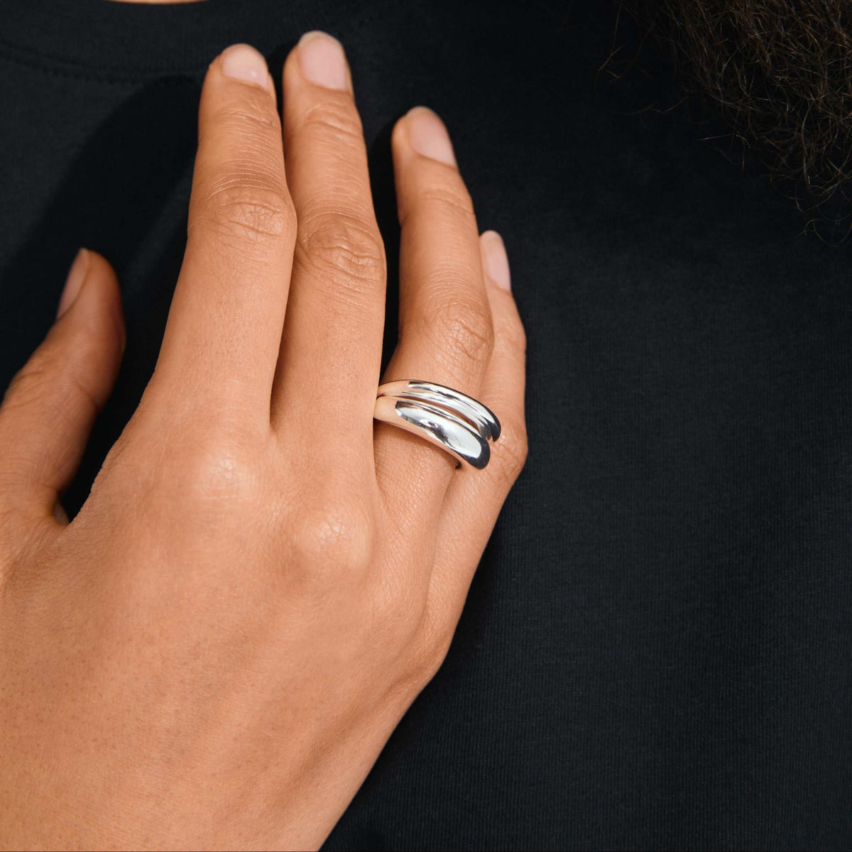 KAISYN recycled stackable rings 2-in-1