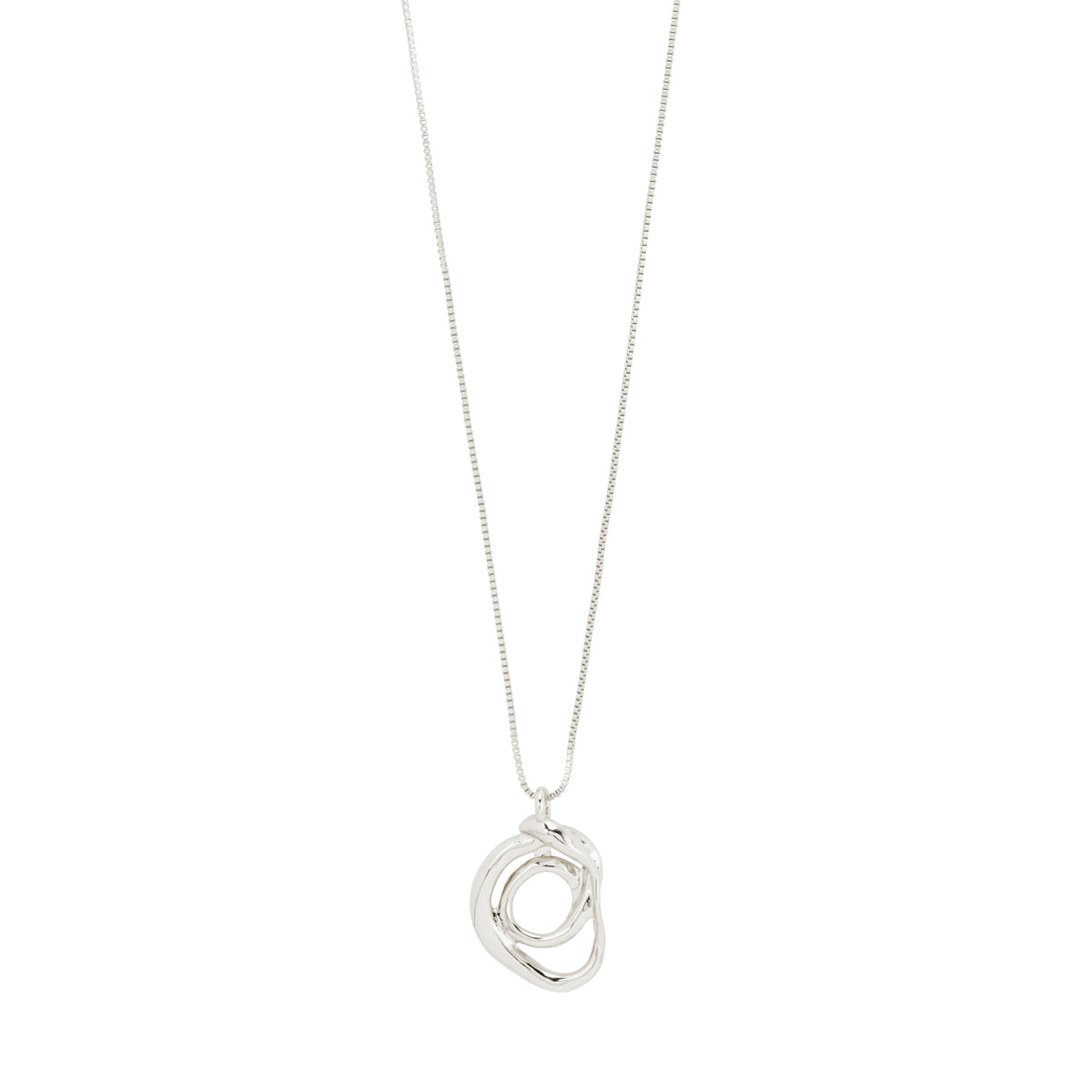 DIEGO recycled spiral pendant necklace