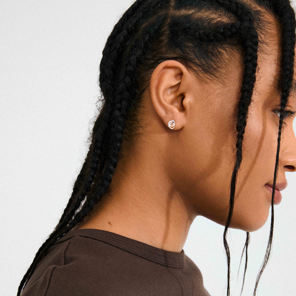DIEGO recycled spiral earrings
