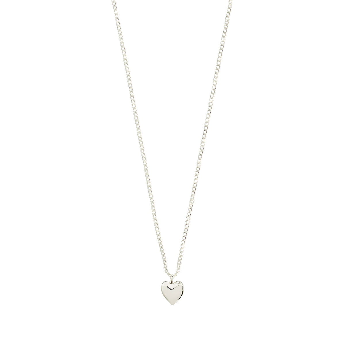 ALAIA recycled tiny heart pendant necklace