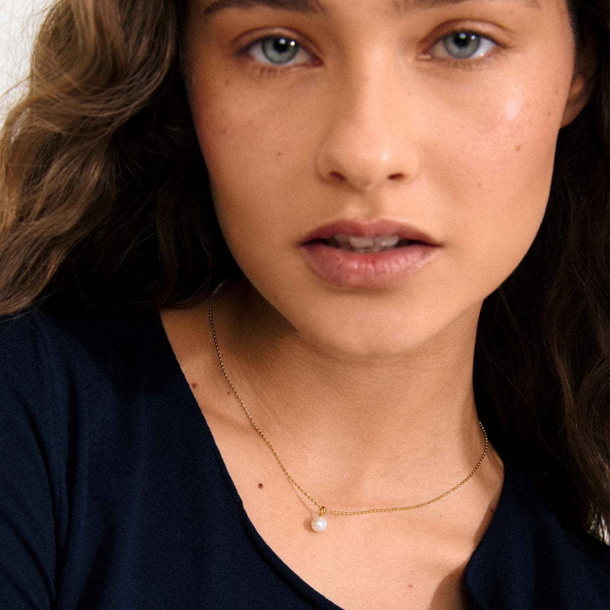 HADLEY recycled freshwater pearl necklace