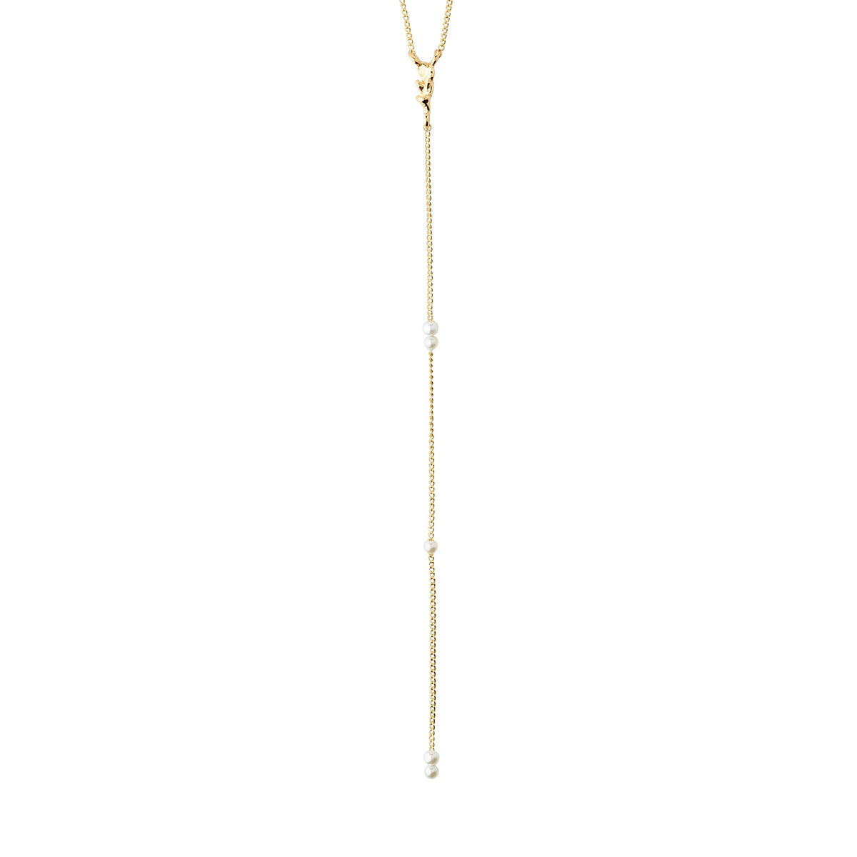 ERON recycled pearl Y-necklace