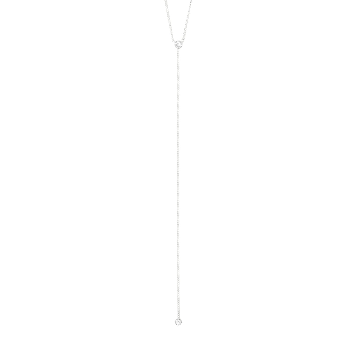 LUMI recycled crystal Y-necklace