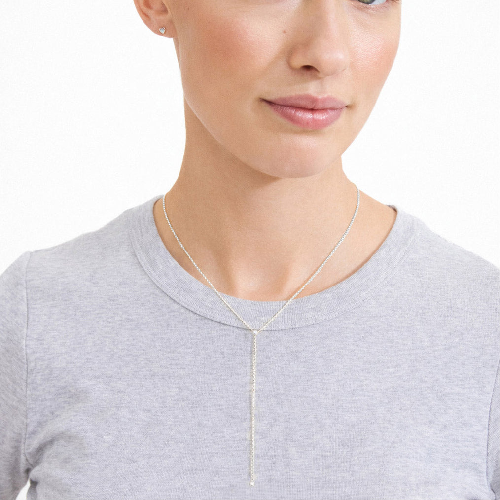 LUMI recycled crystal Y-necklace