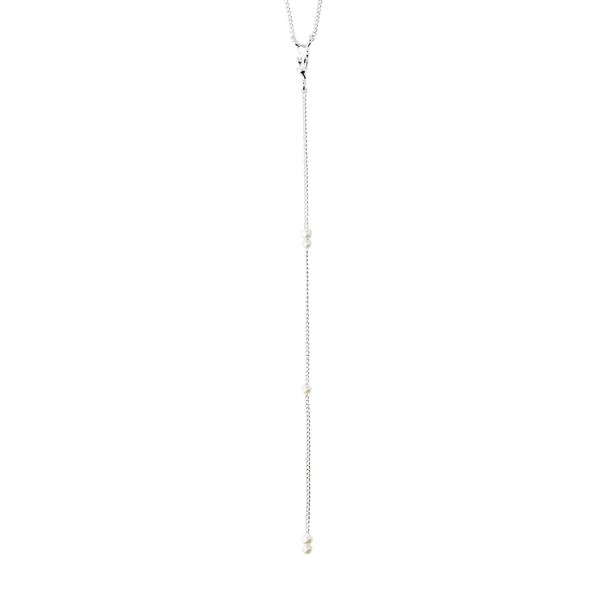 ERON recycled pearl Y-necklace