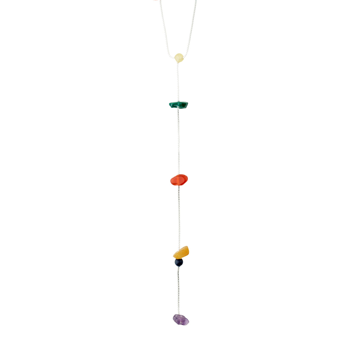 NARI semi-precious stones Y-necklace