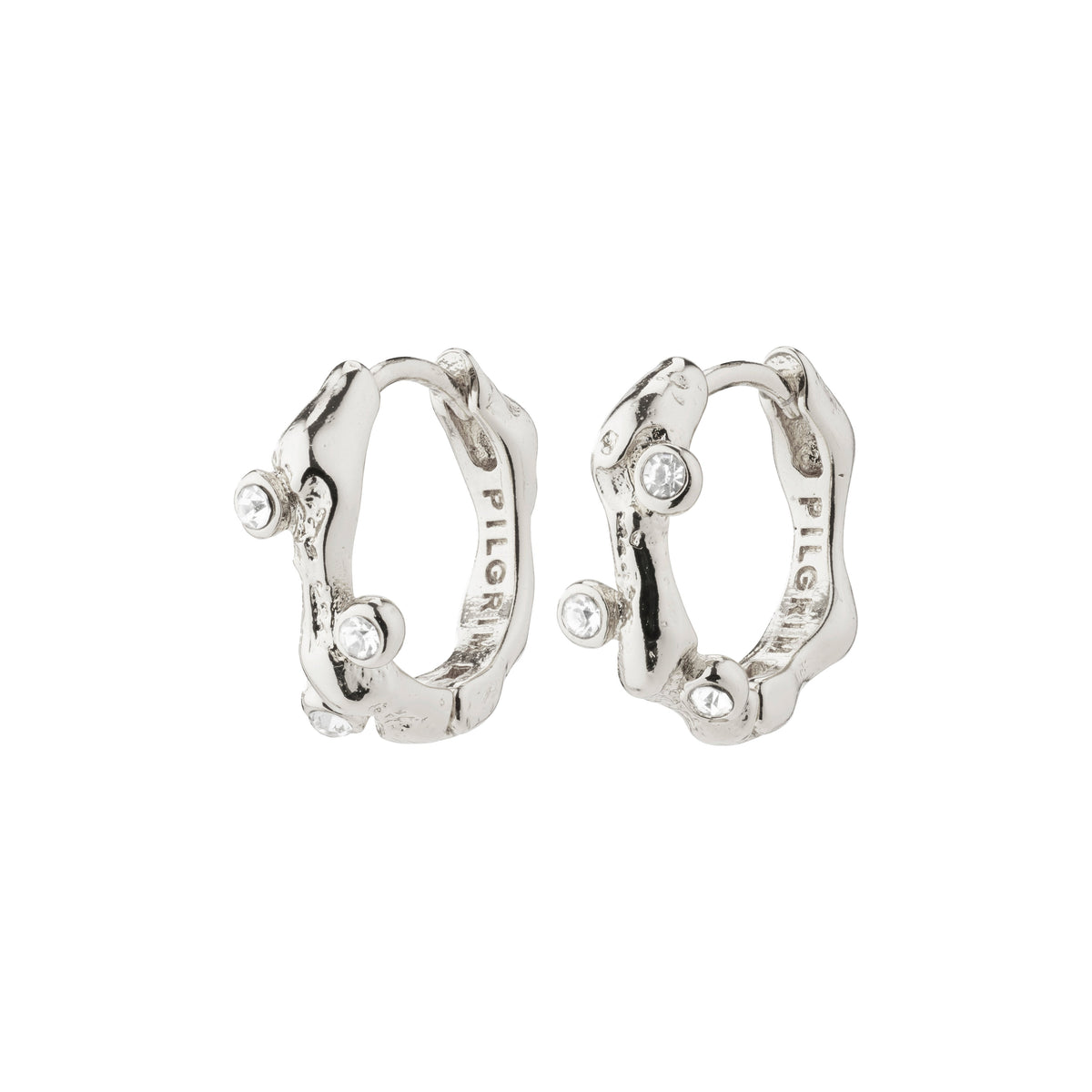 HERMIONE RECYCLED CRYSTAL HOOPS