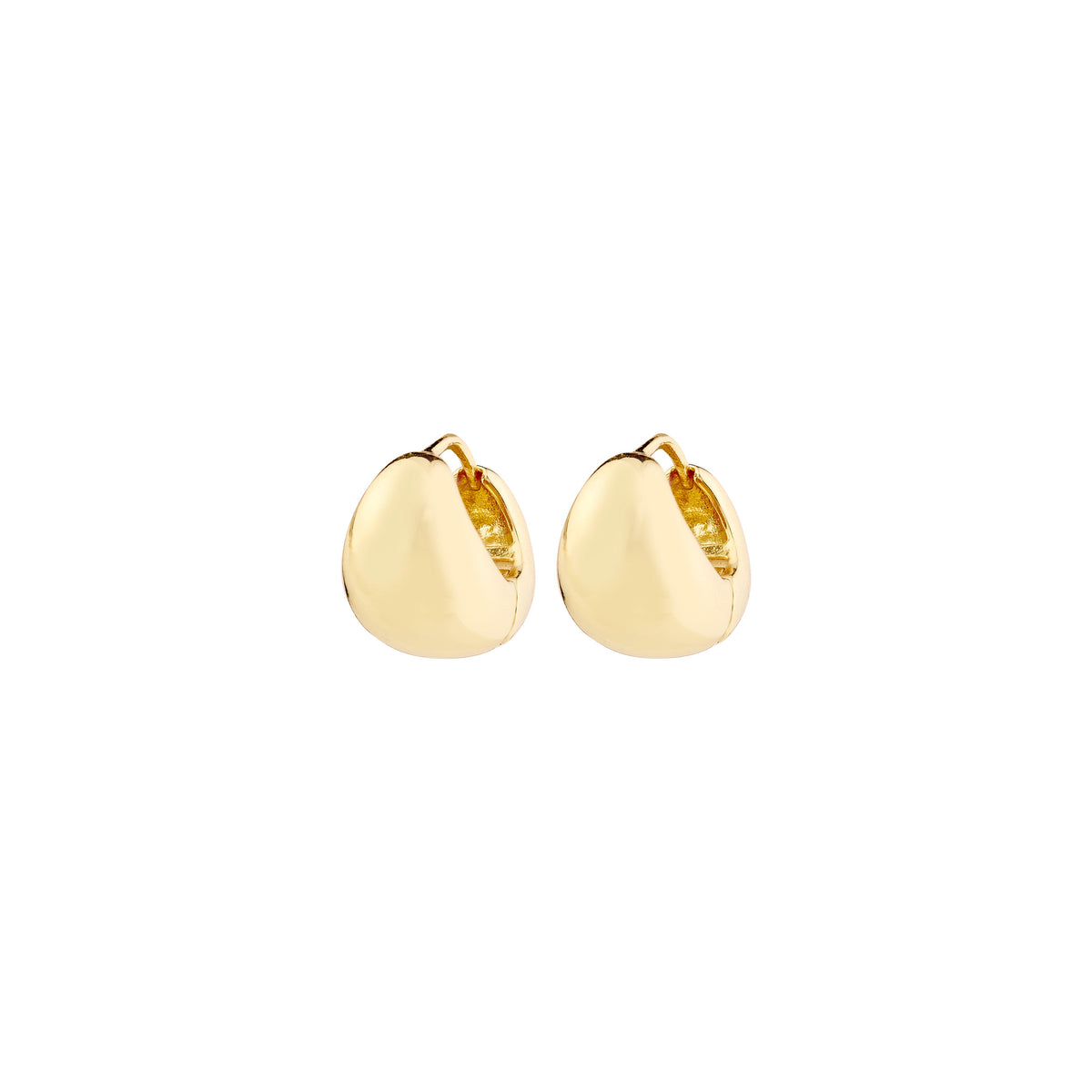 JUA recycled chunky hoop earrings