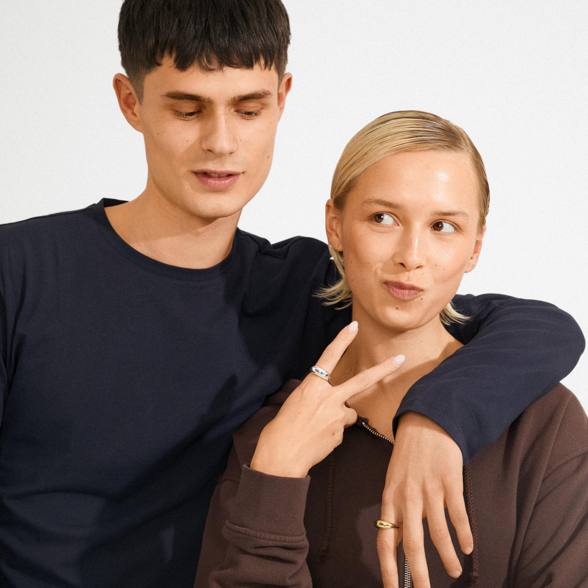 BRAXTYN recycled chunky ring